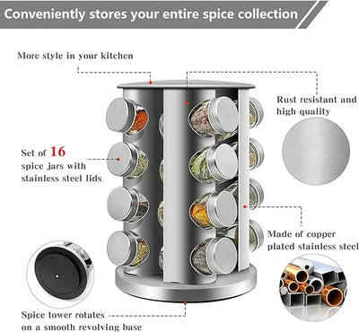 16-Jar Spice Storage Trevaya